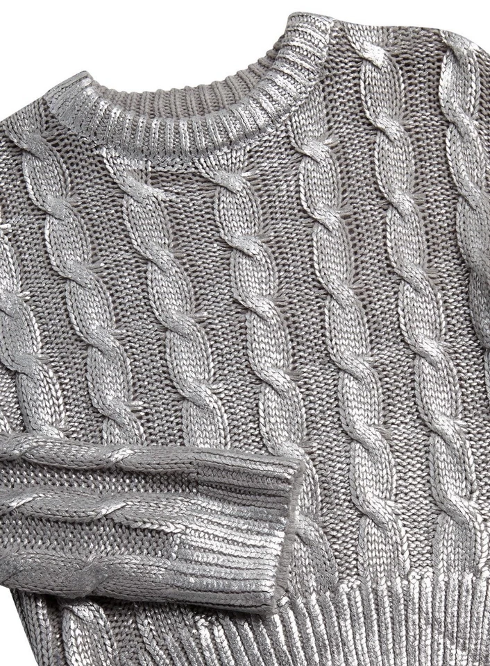 Suéter tejido en lámina Jessica Simpson para niñas M 8/10 Foto 2 de 4