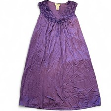 Vintage 1960s fairy whimsy purple Vanity Fair Nightgown slip dress womens Med