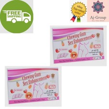 2 Pack X Jaguar Power for Women Sexual Arousal Chewing Gum Sex Enhancement