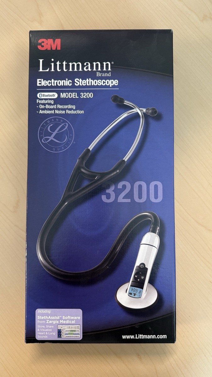 3M Littmann 3200 Electronic Stethoscope On-Board Recording
