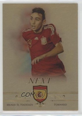 2015 Futera Unique Next Gold 12/20 Munir El Haddadi #094 0j4n
