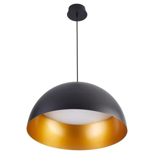 Oxygen Lighting - Lucci - 23.63 Inch 42W 1 LED Pendant-White/Industrial Brass - Picture 1 of 2