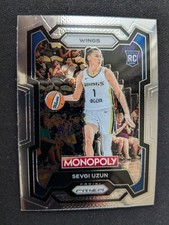 2024 Panini Prizm Monopoly WNBA # 22 Sevgi Uzun RC - Dallas Wings (NM)