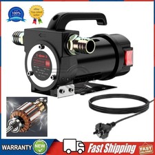 NEW 12V/24V/220V Diesel Fuel Transfer Pump Self-Priming Fuel Dispenser Oil Pump