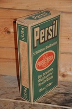 Altes Reklameschild/Schaupackung Persil Waschmittel,30er J.,Persil-Werk,Drogerie
