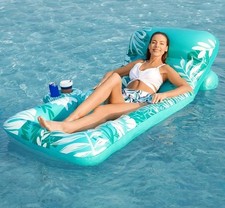 Inflatable Pool Float Adult - Pool Floaties Lounger Floats Floating Chair Raft