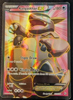 Kangaskhan EX - 103/106 - Full Art Ultra Rare - XY Flashfire Pokemon Card (MP)