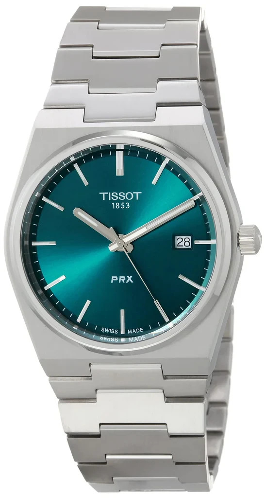 Tissot PRX Green Dial 40mm Stainless Steel Watch T137.410.11.091.00