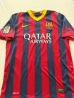 Nike FC Barcelona Soccer Jersey Football Shirt 2015 Qatar Airways LFP Home Sz M