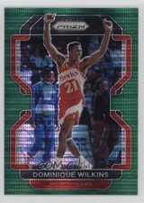 2021-22 Panini Prizm Green Pulsar Prizm 17/25 Dominique Wilkins #252 HOF rf2
