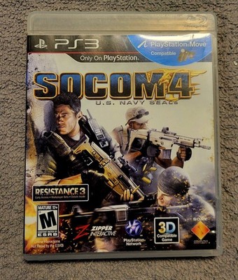 Sony PlayStation 3 PS3: SOCOM 4 / CIB / TESTED/CLN DISC/MANUAL/ FAST SHIPPING 