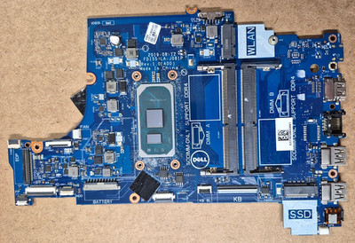 Dell Inspiron Motherboard Intel I3-1005G1 FDI55 LA-J081P 03DD3K 3DD3K