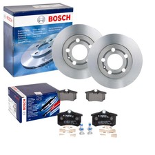 BOSCH BREMSSCHEIBEN + BELÄGE HINTEN passend für VW GOLF 4 AUDI A3 TT OCTAVIA