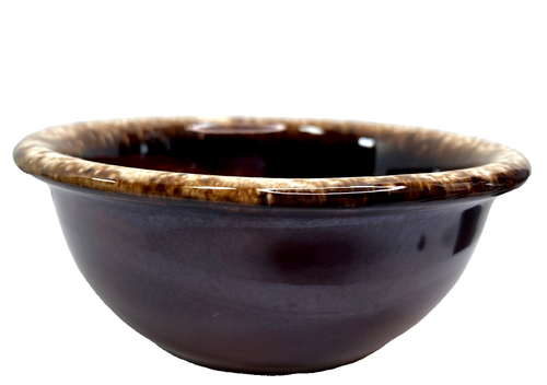 VTG Brown Drip Hull Glaze Cereal Bowl 5.25" Oven Proof - Picture 1 of 5