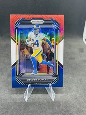2022 Panini Prizm #347 Decobie Durant Rookie Red White and Blue Los Angeles Rams