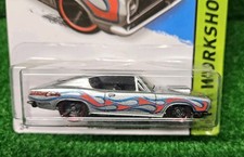 2015 Hot Wheels #213 HW Workshop-Heat Fleet '68 HEMI BARRACUDA Silver Variation