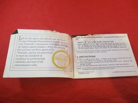 Popeye Nintendo NES Manual de instrucciones Folleto SOLO **MUY POBRE** Da&ntilde;ado