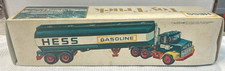 Vintage 1977 Hess Toy Truck Gasoline Tanker With Original Box - Untested