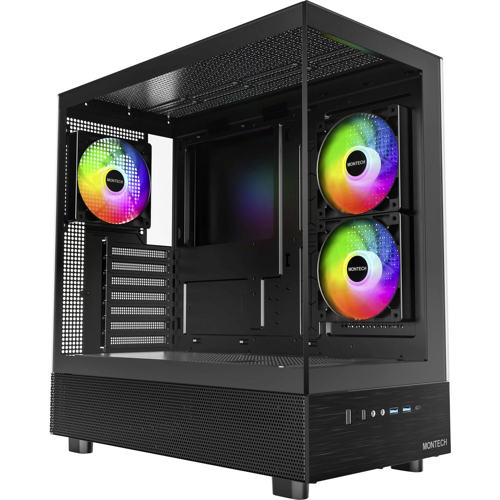 Phanteks XR Tempered Glass Midi-Tower PC-Gehäuse  Schwarz