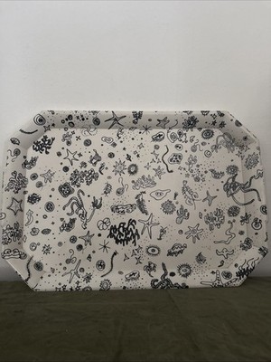 Rare VTG 1950 s MCM Charles and Ray Eames Sea Things Tray Waverly Products, MCM