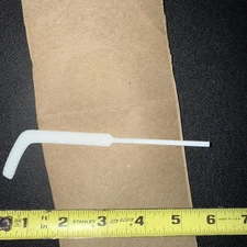 Replacement Plastic Hockey Sticks For Bobbleheads (Goalie) White