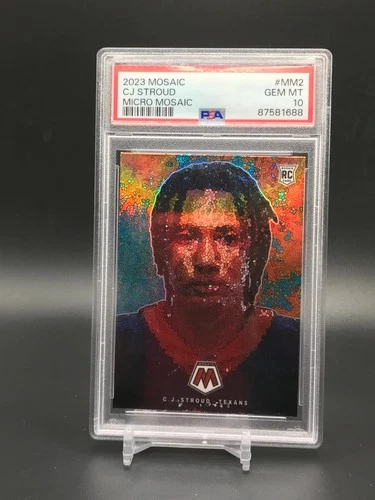 2023 Panini Mosaic Micro Mosaic #MM2 Cj Stroud Micro Mosaic Micro Mosaic PSA 10