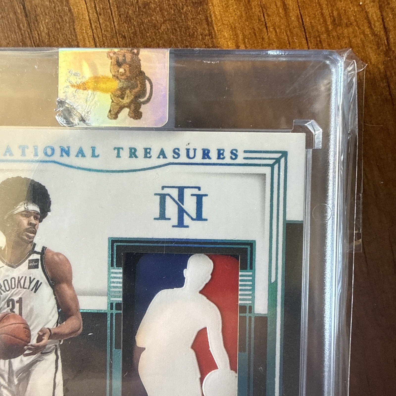 JARRETT ALLEN LOGOMAN 2024-25 National Treasures Basketball  True GW LOGOMAN 2/5 view 3