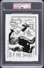 1990 NIKE POSTER CARDS IS IT THE SHOES? #837 MICHAEL JORDAN/SPIKE LEE PSA 9