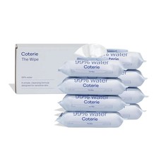 Coterie Baby Wipes for Sensitive Skin, Plant-Based and Plastic-Free Fibers, 99
