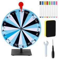 Wheel of Fortune, 24 Wheel of Fortune with Compartments Sturdy Base Spinning Wheels Wheel of Fortune Ti...
