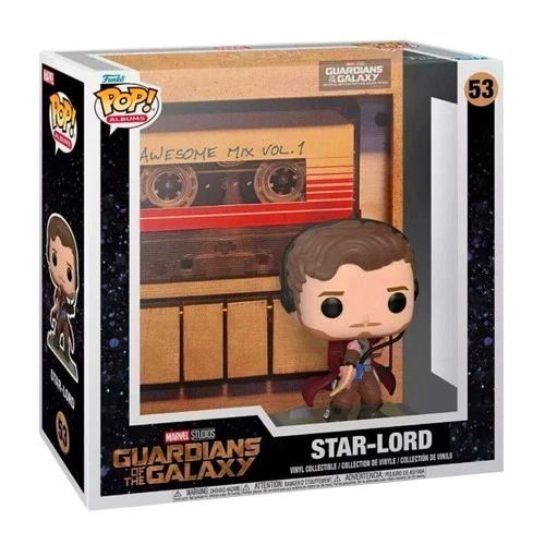 Funko POP! Albums Guardians of the Galaxy Star-Lord Awesome Mix Vol. 1 #53 NEW