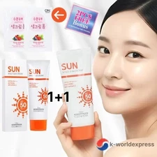 [1+1] FOOD HOLIC Multi Sun Cream 70ml SPF50 PA+++ Whitening Anti-wrinkle Korea