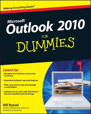 Outlook 2010 for Dummies - Dyszel, Bill - Good - See condition notes