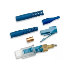 24pc Corning 95-200-99 Type LC SM UniCam Pretium Connector Blue Single-Mode OS2