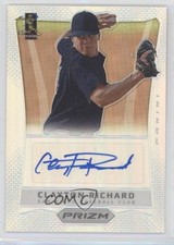 2012 Panini Prizm Auto Silver Prizm 21/25 Clayton Richard #CR Auto 6i2