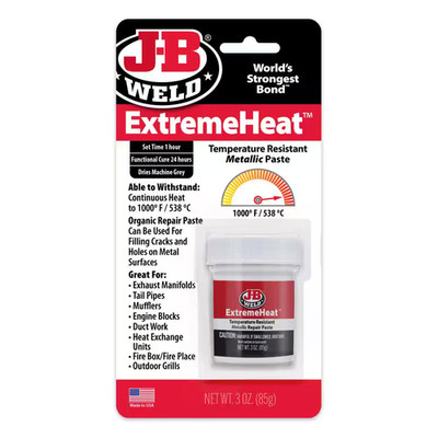 3 Oz. Extreme Heat Resistant Adhesive Paste   High Temp Sealant Repair Glue
