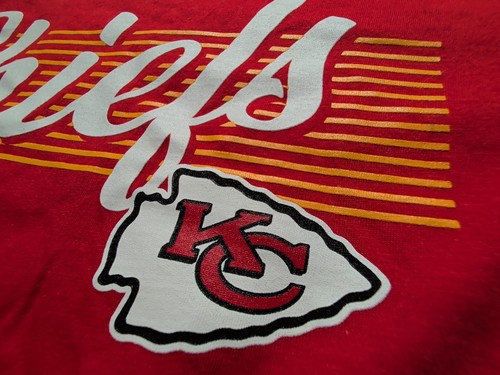 Women's XL NFL Kansas City Chiefs Graphic Print T-Shirt Tee Cotton - NEW - Picture 3 of 10