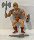 Vintage Motu He-Man Figure Mexico 1981 Shield, Sword, Armor