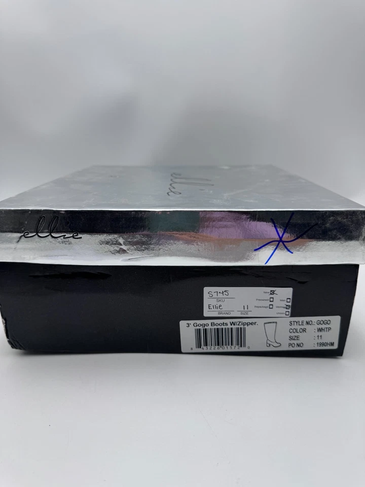 Bota Ellie Shoes feminina altura do joelho tamanho 11 S745 - Imagem 4 de 4