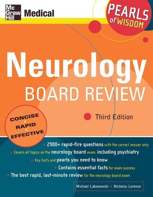 SHRINK-WRAPPED NEW: Neurogy Board Review: Pearls Of Wisdom 3rd Ed:2005 Paperback