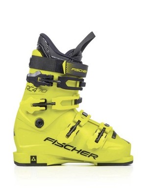 Fischer Jr RC4 70 Kids Performance Ski Boots - Yellow Size 21.5