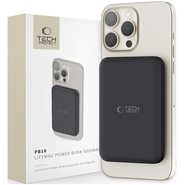 TECH-PROTECT PB10 Lifemag FÜR Magsafe Power Bank 5000 Mah FÜR Iphone 11 X Xr-image
