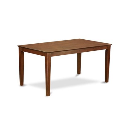 Capri  Rectangular  dining  table  36''x60''  with  solid  wood  top  - ...