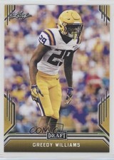 2019 Leaf Draft Gold Greedy Williams #32 0s0