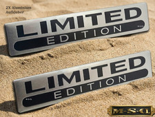 2X Limited Edition KFZ Aluminium Aufkleber Auto Sticker Logo Schriftzug Tuning