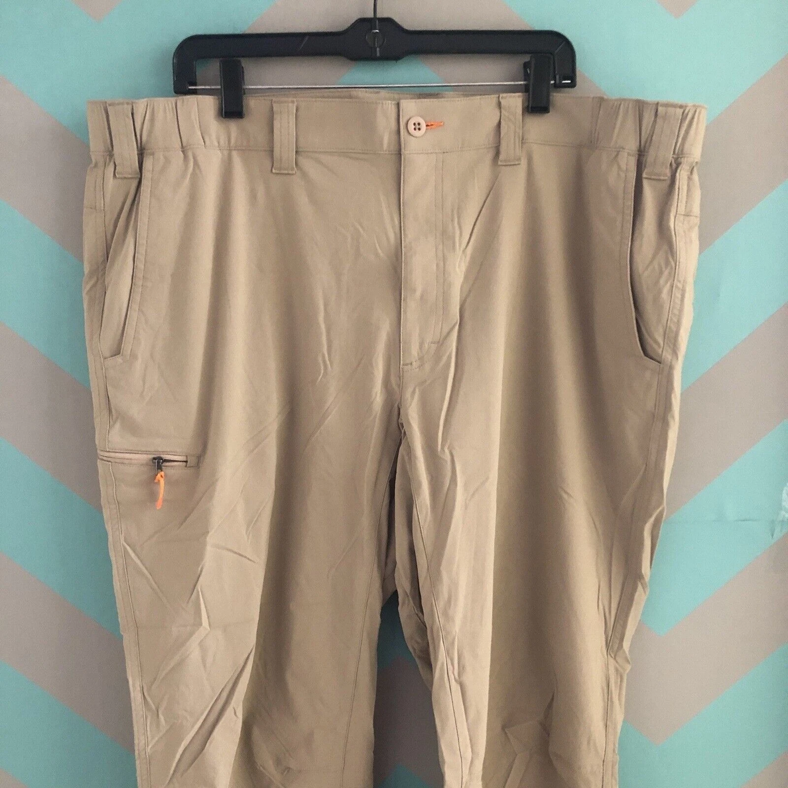 Orvis Men's Hiking Straigh Fit Nylon Pants Size XL Fishing SHORT 26" ins R17