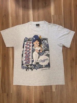 GILDAN Vintage 90s Los Angeles Dodgers Betty Boop Shirt AN60823