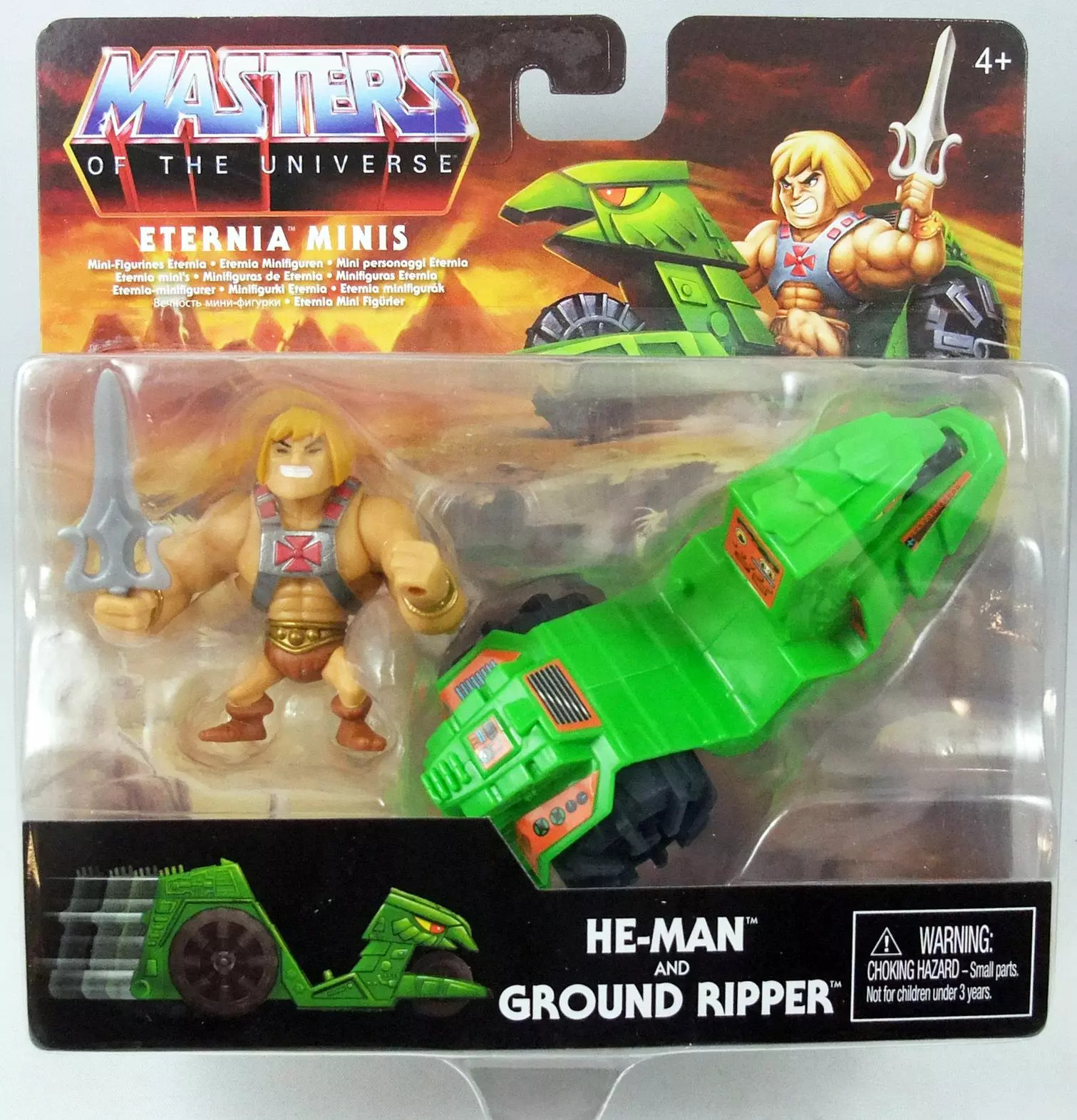 MOTU Minis He-Man véhicule Ground Ripper jouet miniature vintage Maîtres de l'Univers