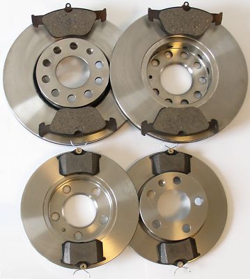 Ford Galaxy Komplett Set 4 Bremsscheiben 8 Bremsbeläge Vorne + Hinten 