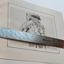 Charles Bragg Vtg Print Medicine Visiting Hours Nurse Hospital Noc Night Shift